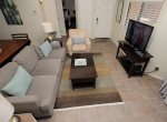 Living room with flat screen HDTV